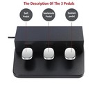 3 Pedal Foot Unit Digital Piano Compatible Yamaha P125 P121 P515 Electric Dgx670