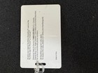 Delta Platinum Medallion Luggage Bag Tag With  Plastic Tag Loop  Great Condition