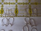 Lot 10 Pair  20 Pcs  Stamped Sterling Kidney Wire Pierced Earring Findings Nwot