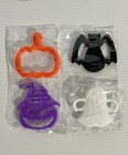 Anditoy 4 Pack Halloween Silicone Baby Teething Toys  Comfortable Teething Toys