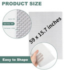 304 Stainless Steel Wire Mesh Screen  15 7  X 59   1mm Hole  Rust-resistant