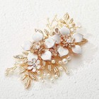 Brides Wedding Flower Hair Clips Crystal Flower Hair Clips French Rhinestone    