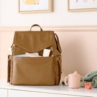 Flap Top Diaper Backpack - Cognac - Cloud Island
