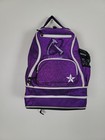 Rebel Athletics Discovery Canyon Dream Glitter Amethyst Purple Cheer Backpack