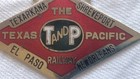 A Classic Issue The Texas And Pacific Railway Watch Fob - Free Shipping 