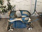 Rare Taylor Tot Antique Vintage Stroller And Walker Fender Blue