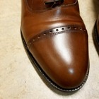 Nos  Vintage Bass Waterproof Leather Captoes Shoes 8 5 Made Usa