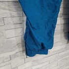 Mens Vintage Shell Suit Bottoms Green Medium Waist 34-36 Triumph Zip Pockets 