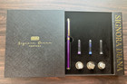 Signora Diana Luxury Purple Fountain Pen -medium Nib- 3 Ink Cartridges-gift Set