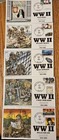 Full Set Of 10 World War Ii 1943 Fdc  Hand-painted Collins  2765a-j
