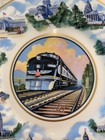 Missouri Pacific Lines Railroad Capitols Route Of The Eagles Syracuse Usa Plate