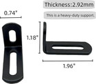 10 Pcs Slotted L Bracket - 90 Degree Angle Bracket  Small L Brackets