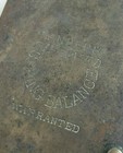 Rare Antique Langers Scale Late 19th C  100lbs