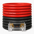 Soundbox Kit0-25rb  0 Gauge Amplifier Wire Power ground Amp Cable - 50 Ft 