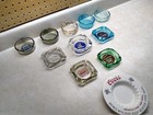 Vtg 70 s Nevada Casino Ashtrays  Ormsby Nugget Horseshoe Cal-neva  Lot Of  11 