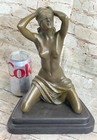 Nudes Captive Woman Bronze Marble Statue By Preiss Sculpture Figure Figurine
