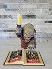 Vintage Tales From The Crypt Candelabra Crypt Keeper With Book Halloween 1996