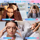 2pcs Stress Relief Toy silicone Blue purple balck pink 