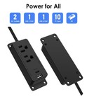 Gun Safe Power Outlet Kit  Accessory Electrical 10ft  Black