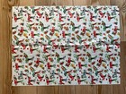 Vtg 1950 s Christmas Wrapping Paper Gift Wrap - Mailboxes   Presents - 19 X 26