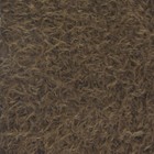 1 6 Yd 325s cm Antq Brown Intercal 5 8  Semi-sparse Curly Matted Mohair Fabric