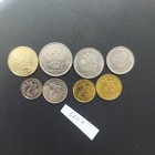  Russian Federation Coins  Rubles Kopeks   Lot 8 Pcs 
