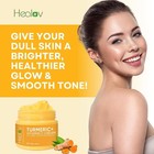 Turmeric Daily Moisturizer Cream Natural Brightening Lotion With Vitamin C