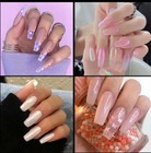 500pc box False Nail Tips Acrylic Finger Artificial Nails Full Half French Shape