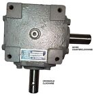 40 Hp Right Angle Bevel Gearbox W crosshole   Keyed Shaft Cw ccw 1 1