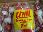 12- Fishing Bobbers 1-1 2   Round Fishing  Floats Red White Plastic Snap On 