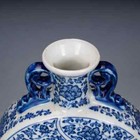 Qing Dynasty Qianlong Blue And White Porcelain Jingdezhen Ceramic Decoration
