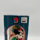 Vintage Disney Mickey Mouse European Blown Glass Christmas Ornament Santa 7 