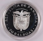 1981 Panama - 20 Balboas - Simon Bolivar   Liberator - Proof Silver Coin
