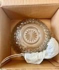 Vtg 1960   s Punch Bowl Anchor Hocking Arlington Original Box Complete 18 Pieces
