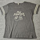 Foo Figters Tshirt 2018 Wrigley Field Concert Skeleton Vneck Women s Size Large 