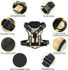 Service Dog Harness  Reflective Dog Vest Harness With 5 Pcs Patches  Adjustable 