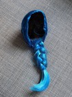 Truly Me 90 Wig C Blue Braided Hair American Girl Doll Ooak Custom