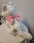 Aristocats Marie Plush White Cat Disney Store Authentic Toy Stuffed Animal 12 