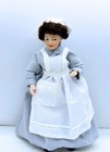 Dollhouse Miniature Porcelain  Victorian  Servant   Maid  Doll 1 12 Scale