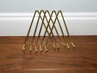 Set Of 5 Brass-plated Plate Hanger Holder Display On Wall 8  To 12  Diameter 