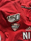 Niu Game Used 150 Patch Football Jersey mac Championship northen Illinois red 
