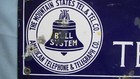 Original Mountain States Telephone   Telegraph Co  Porcelain Telephone Sign
