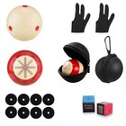 16 Pcs Pool Balls Billiard Set  2-1 4  Cue Ball With Black Pu Case Billiard 