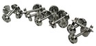 Walthers Proto Ho Scale 33  Wheelsets - Metal Wheels metal Axles  12-pack 