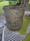 Vtg Early 20thc  keystone Floating  Minnow Bait Bucket Fishing Bass Trout - 2 Pc