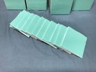Vtg Wenczel Lot 100 Jadeite Lite Green Ceramic Bathroom Tiles 4  Sq Old 603-25b