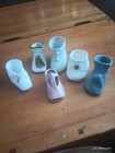 Lot Of 6 Vintage Mini Ceramic Shoe Collection