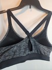 Vsx Sports Bra 36c Cross Back Padded Wide Strap Heather Black Victoria s Secret