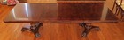 Hickory Chair Flame Mahogany Regency Style Two Pedestal Conference Dining Table