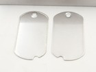 Box Of 100 Wwii Style Dog Tags With Notch